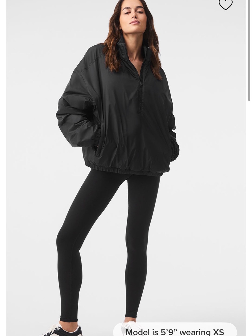 Alo Latitude Light Weight 1/2 Zip Pullover Jacket